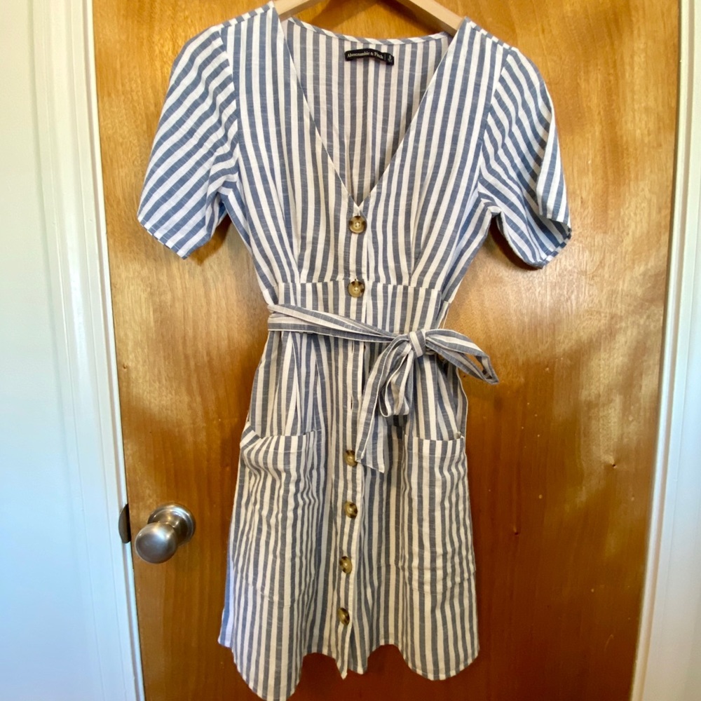 Abercrombie & Fitch Striped Cotton Dress - Sz Sm
